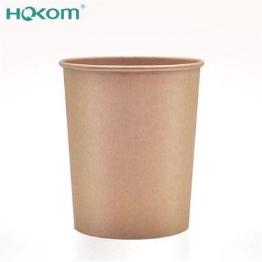Hokom Factory New Produkt 2025 Brei Verpackung Nudel Suppenschalen Behälter Hochwertige Kraftpapierschalen